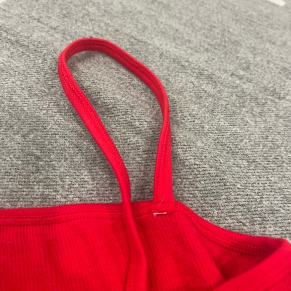 TNA Vibrant Red Ribbed Top - Picture 6 of 7